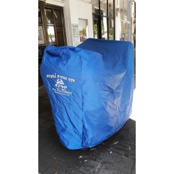 Blue Motorcycle Cover with UV Protection