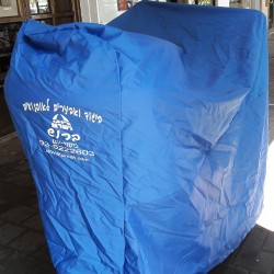 Blue Motorcycle Cover with UV Protection