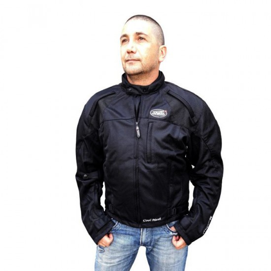 Mesh  motorcycle   jacket "Cool Mesh"  containing Aramid black