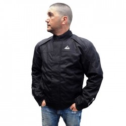  motorcycle  Jacket black reinforced with Aramid Power Cool