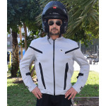 "Optimal 2" mesh grey black  motorcycle  jacket Aramid  + Dry fit