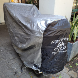 UV Motorcycle Cover Silver