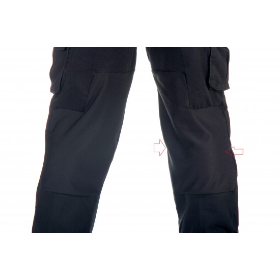 Motorcycle cargo riding pants black