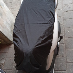 Seat cover  UV coated black