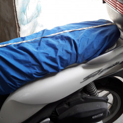 Seat cover  UV coated blue
