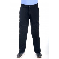 Motorcycle cargo riding pants black