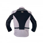 "Optimal" mesh motorcycle jacket containing Aramid  + Dry Fit grey & black