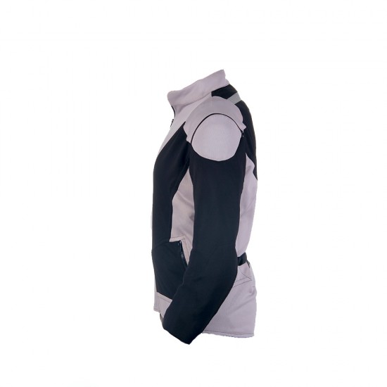 "Optimal" mesh motorcycle jacket containing Aramid  + Dry Fit grey & black