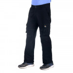 Motorcycle cargo riding pants black