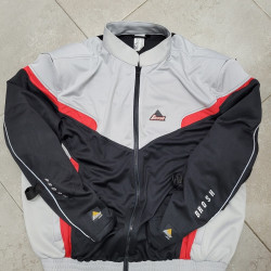 big size mesh motorcycle  jacket  grey black red with Dry Fit +Aramid  sizes 4XL -8XL