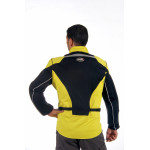 "Optimal" mesh  motorcycle jacket containing Aramid + DRy Fit  - black yellow