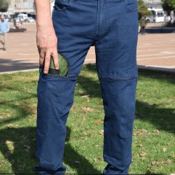 Motrorcycle riding bike  jeans reinforced with Aramid black