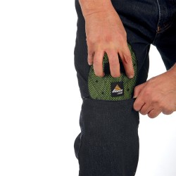 Motorcycle bike jeans Aramid reinforced black