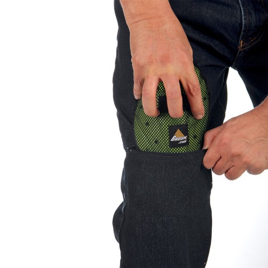 Motorcycle bike jeans Aramid reinforced black